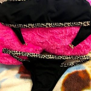 Two Medium bikini swim suits,xtra small half top